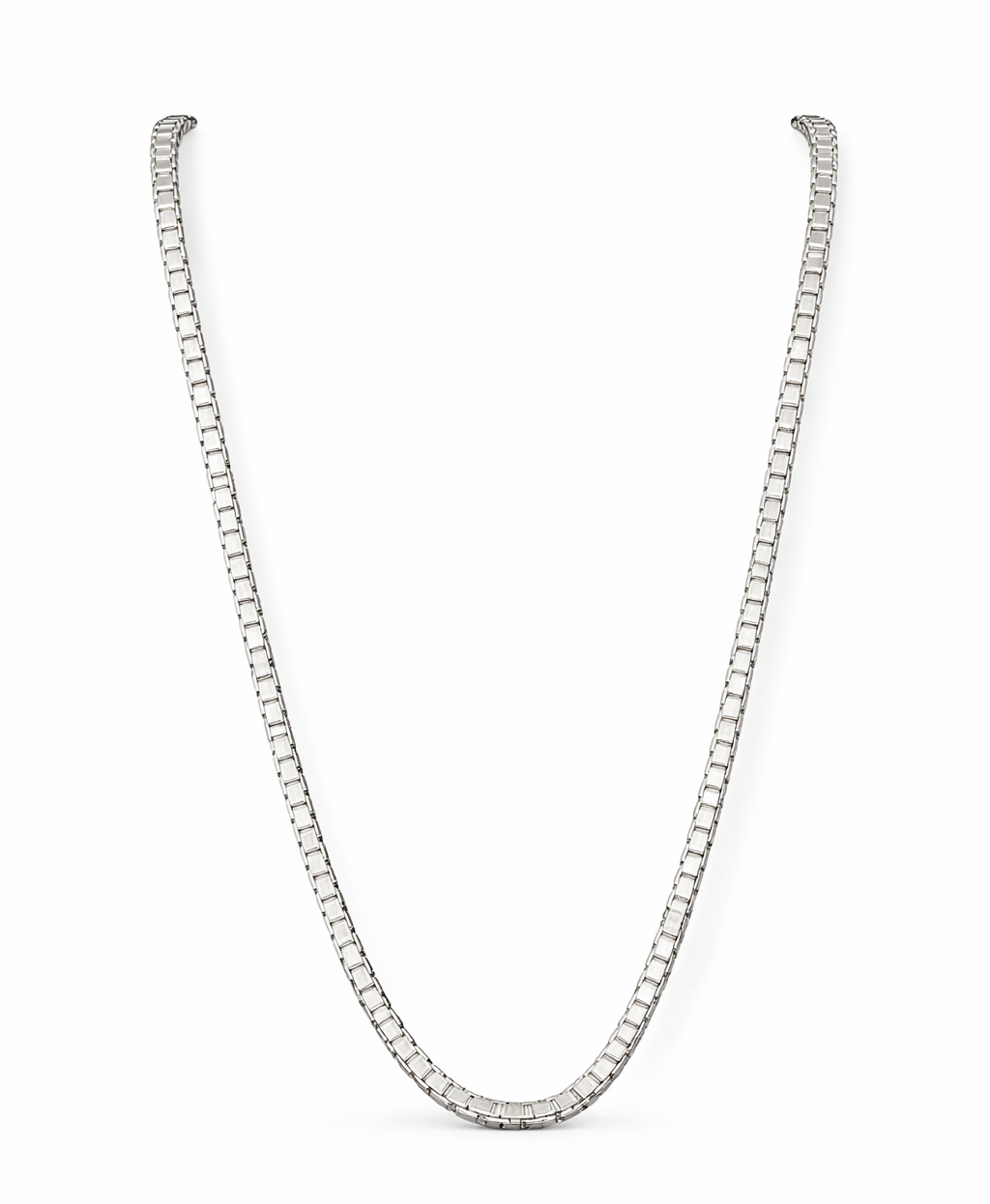 Gents Silver Thick box chain Zaviraa 1