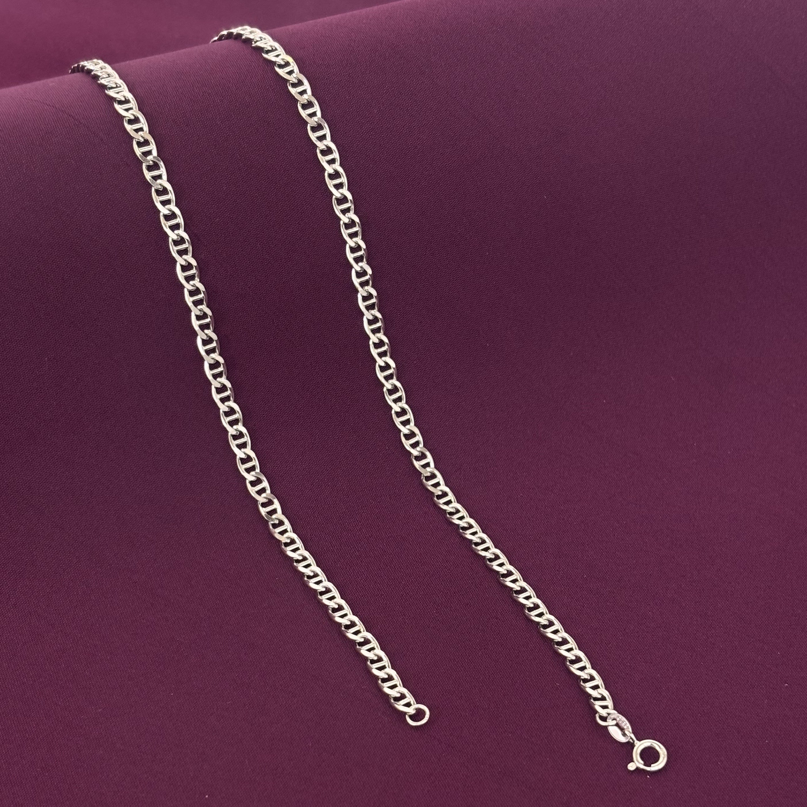 Gents Silver curb chain Zaviraa 3