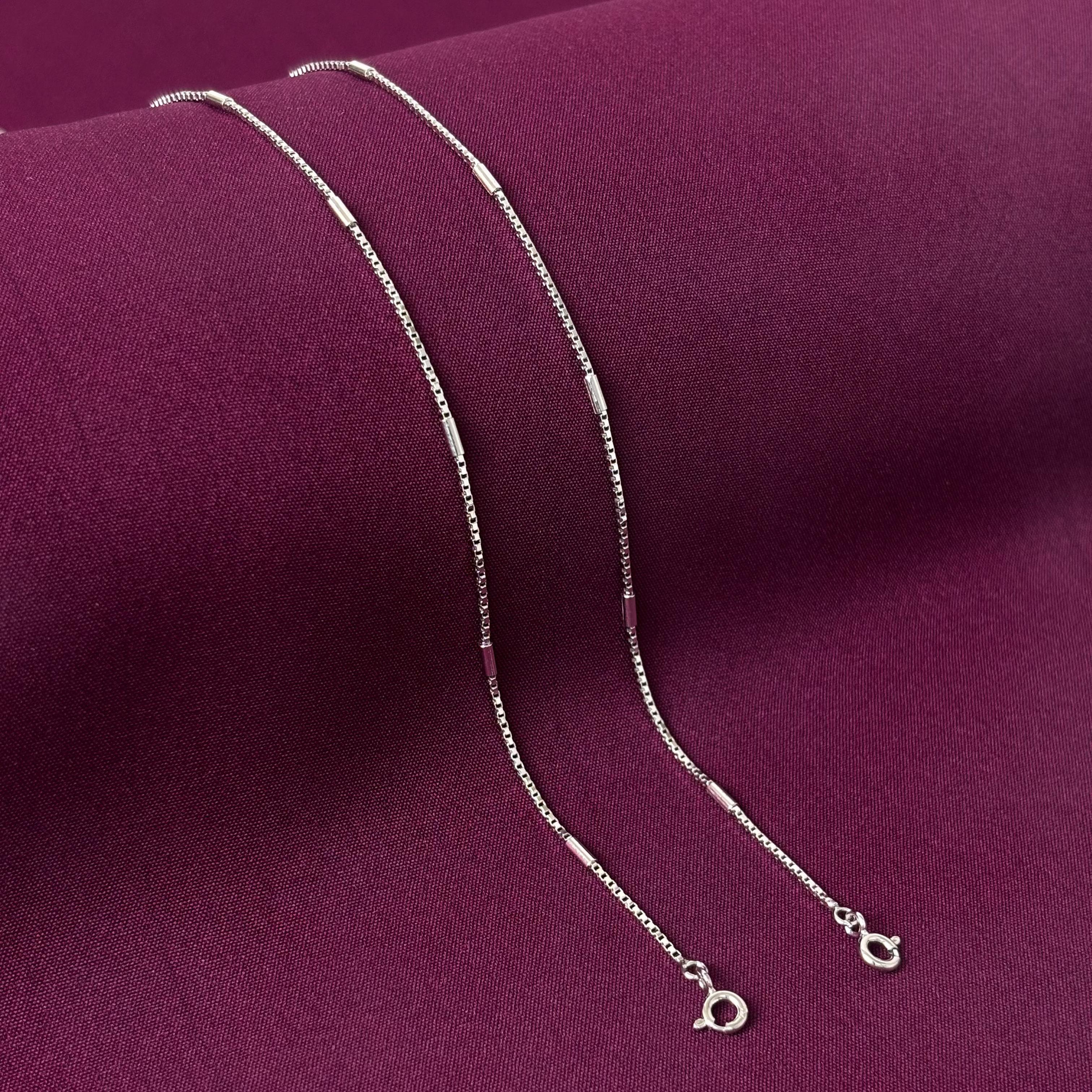 Minimal 925 Silver Chain Anklet | Elegant Everyday Payal