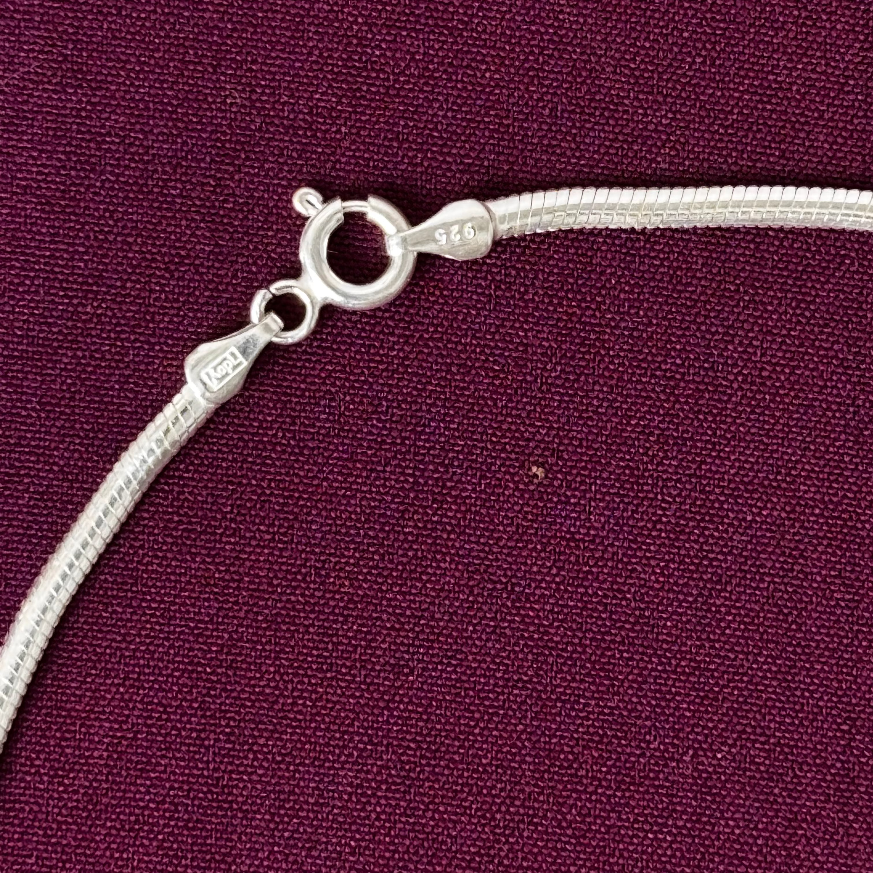 Plain Snake Chain 925 Silver Anklet | Minimal Classic Payal for Women
