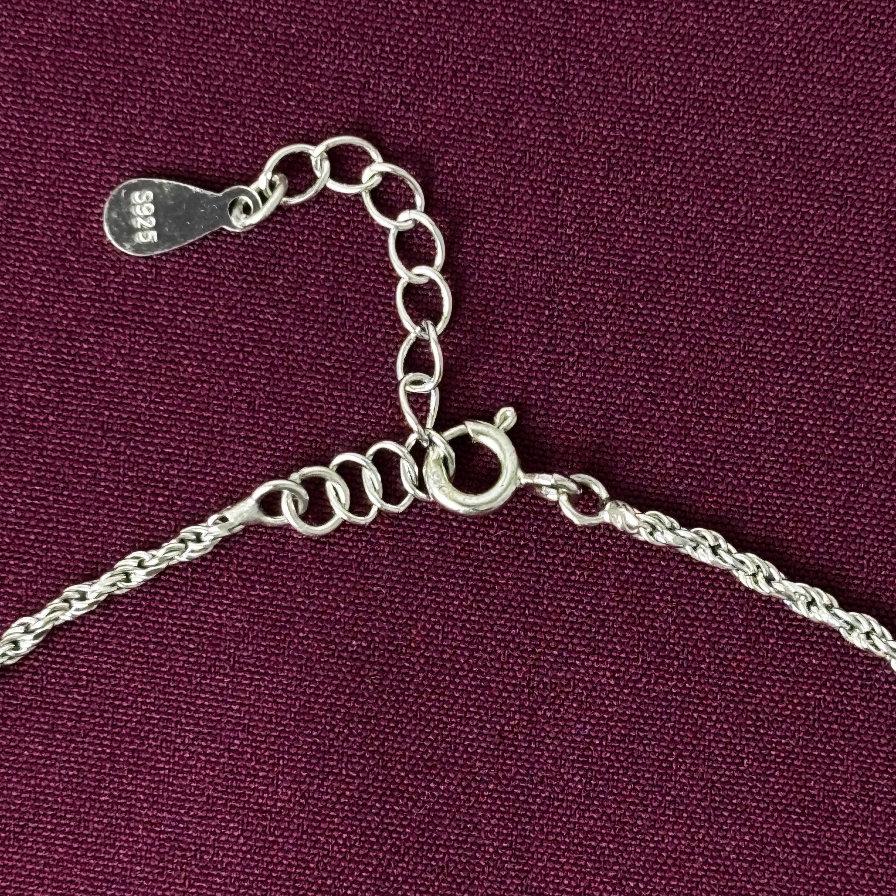 Twisted Rope 925 Silver Anklet | Minimal Everyday Payal for Women