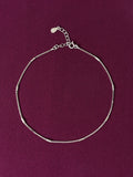 Minimal 925 Silver Chain Anklet | Elegant Everyday Payal