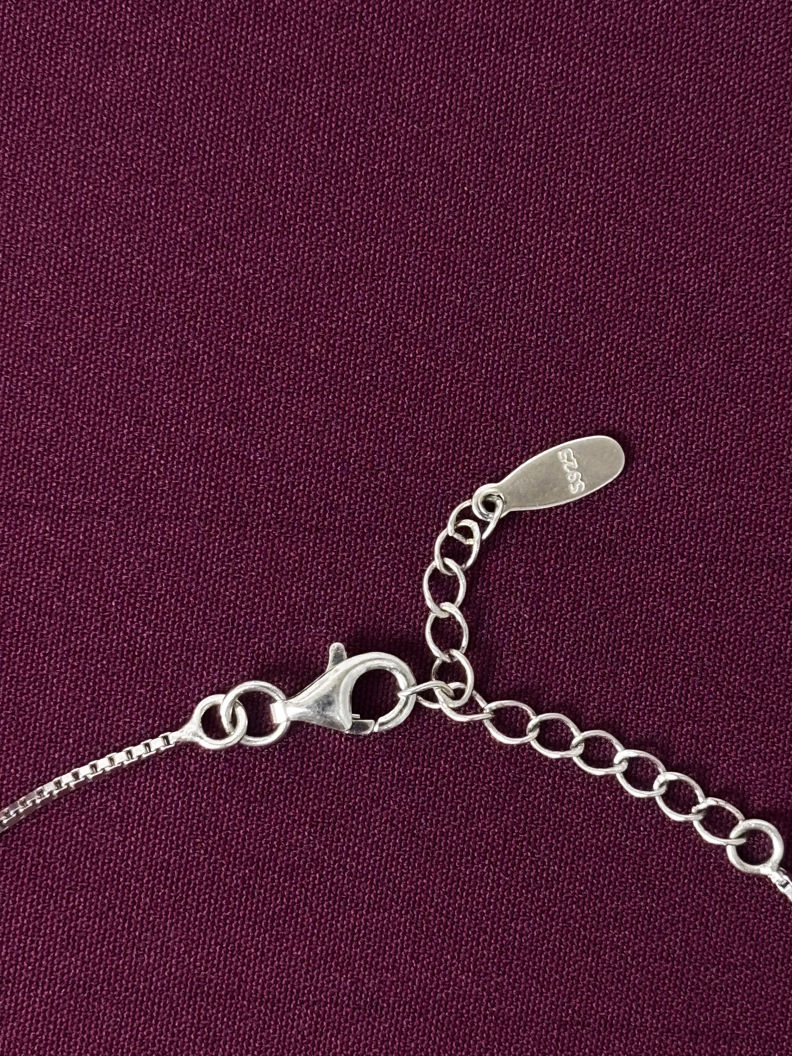 925 Sterling Silver Pearl Drop Anklet for Women