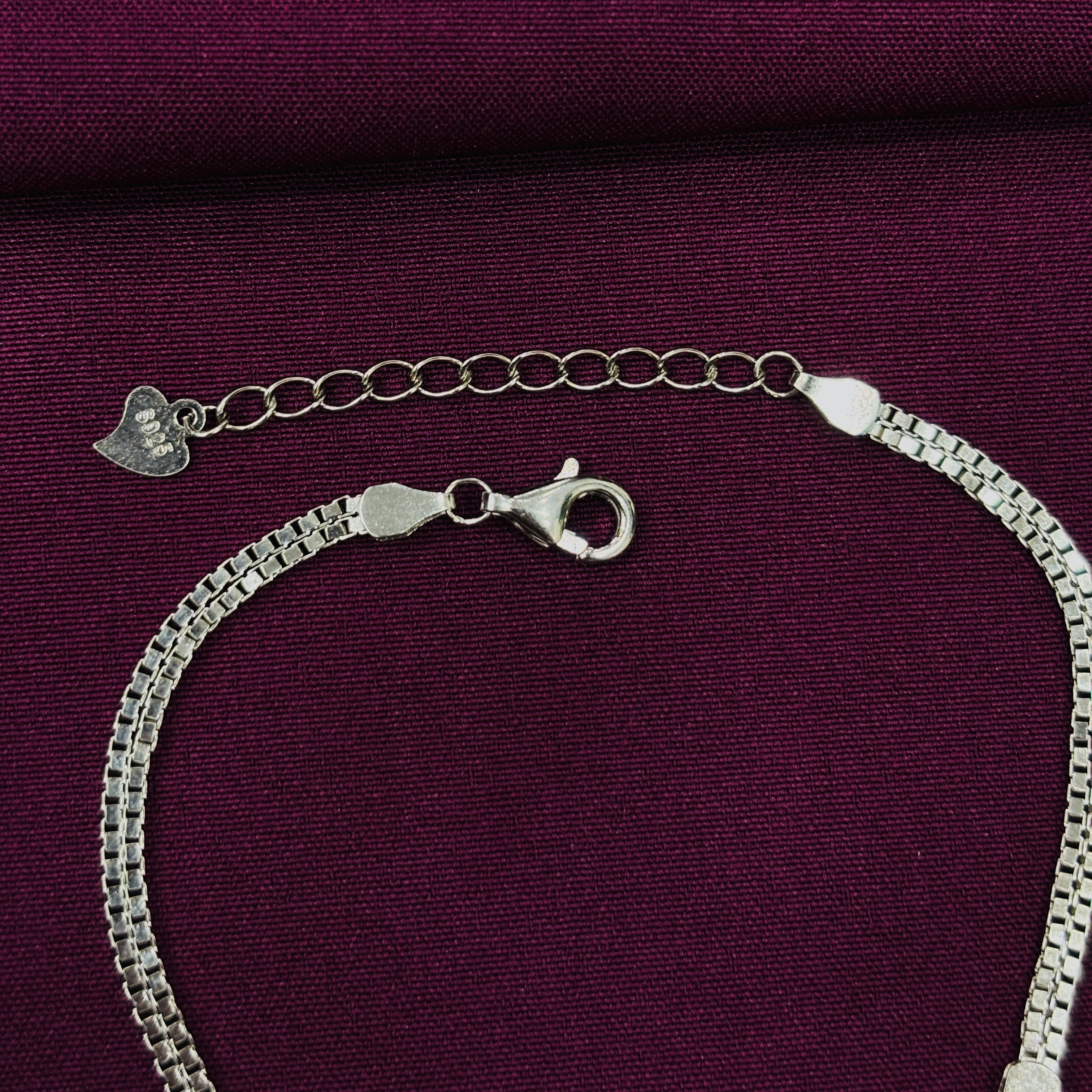 925 Sterling Silver Multicolor Floral CZ Bracelet for Women