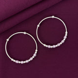 925 Sterling Silver Kids Kada Bangles with Lavender Beads – Pair