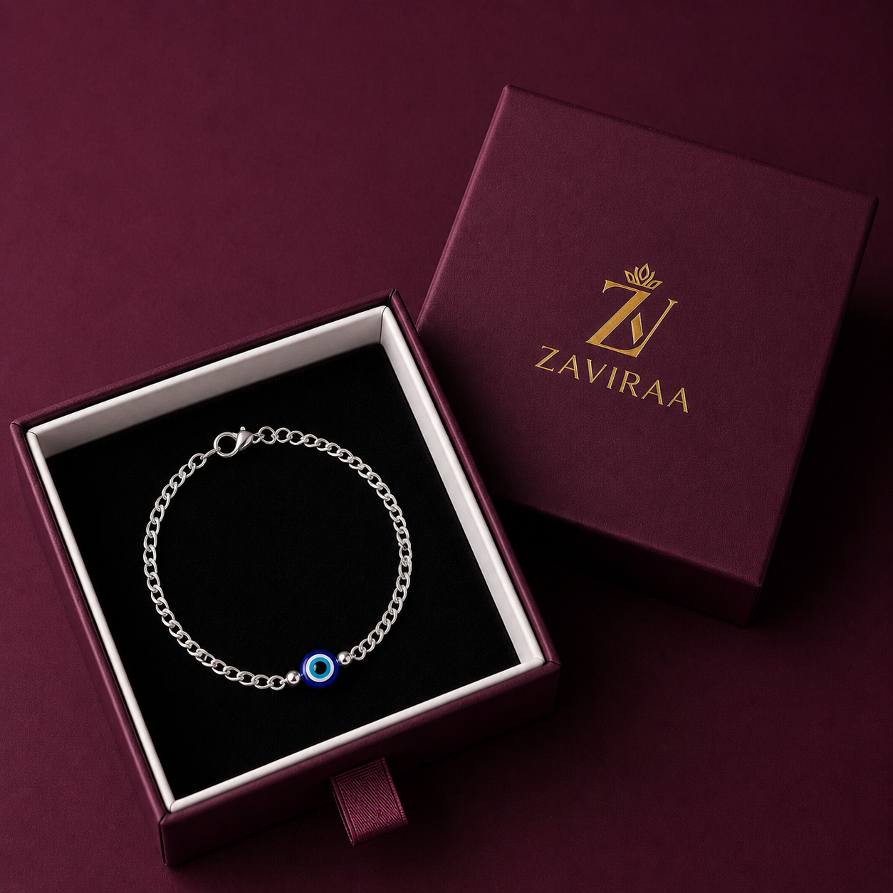 Silver Evil Eye Kids Bracelet I  Premium 925 Silver Lovely KIds Evil Eye Bracelet I Trending 925 Silver Evil Eye Bracelet