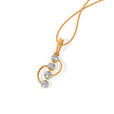 Circle Quartet Diamond Pendant