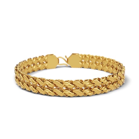 Anvi 22KT Gold Chain Bracelet
