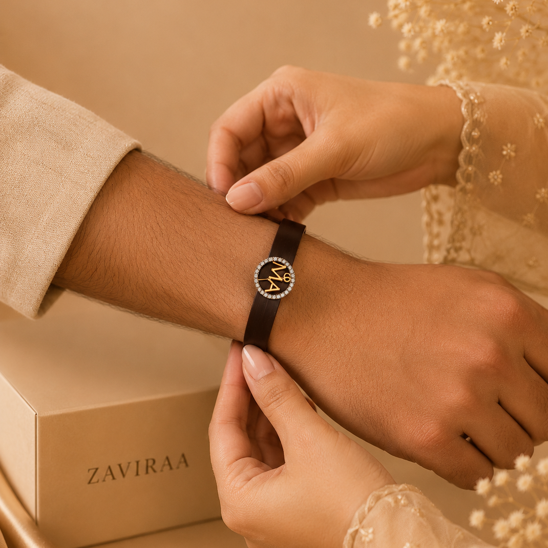 MAA wristband-rakhi 