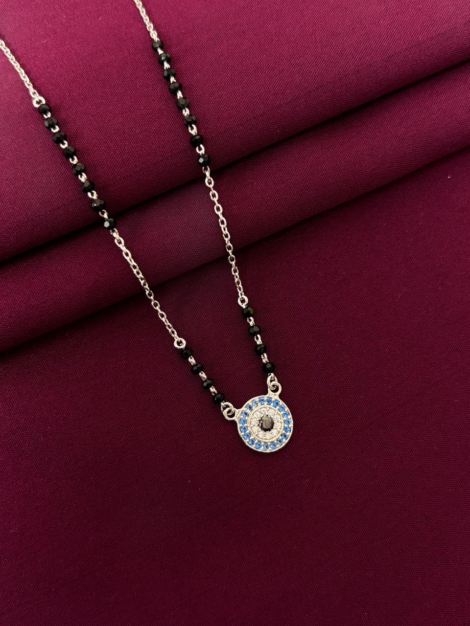 925 Silver Evil Eye Mangalsutra | 925 Sterling Silver