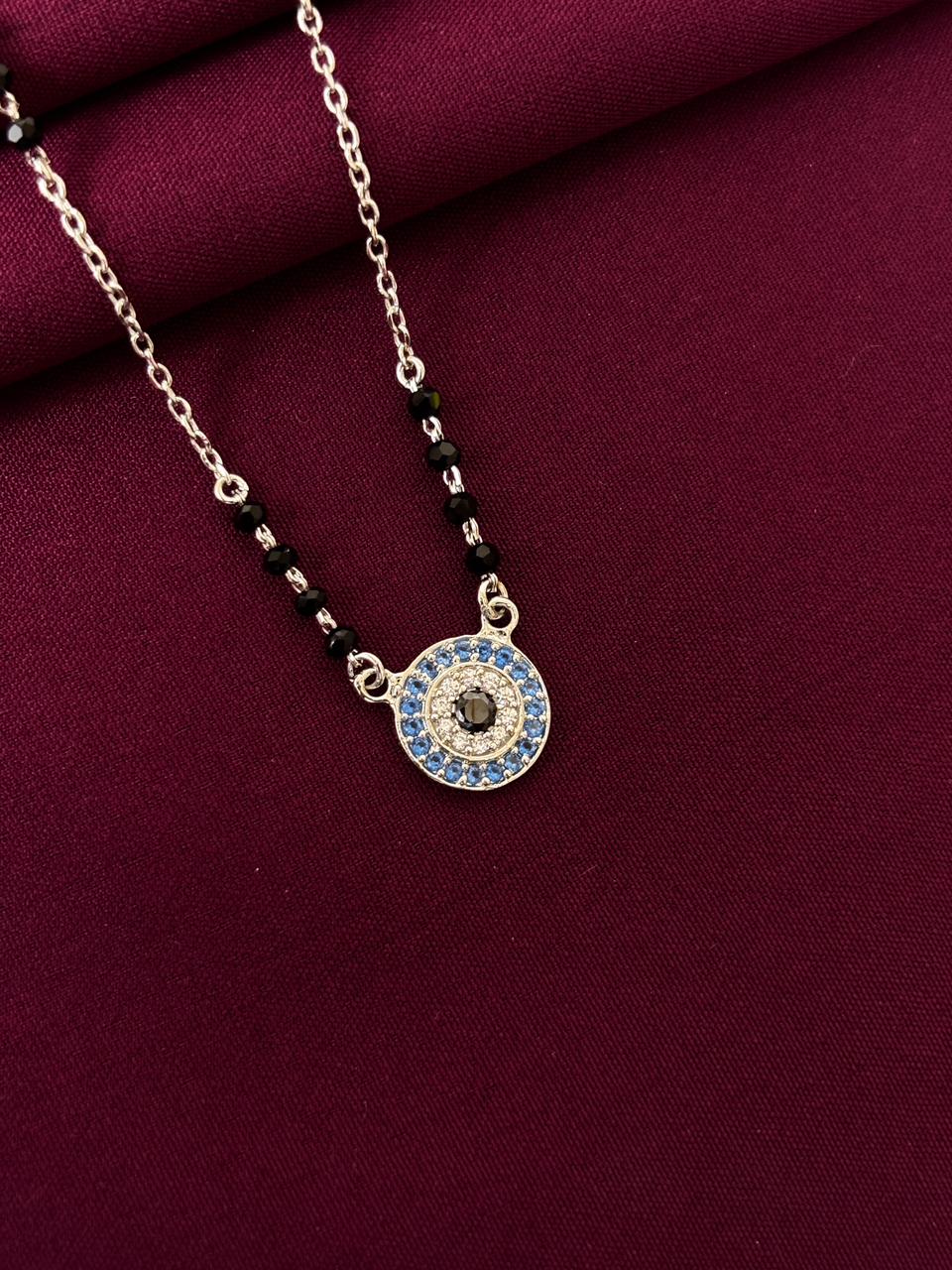 925 Silver Evil Eye Mangalsutra | 925 Sterling Silver