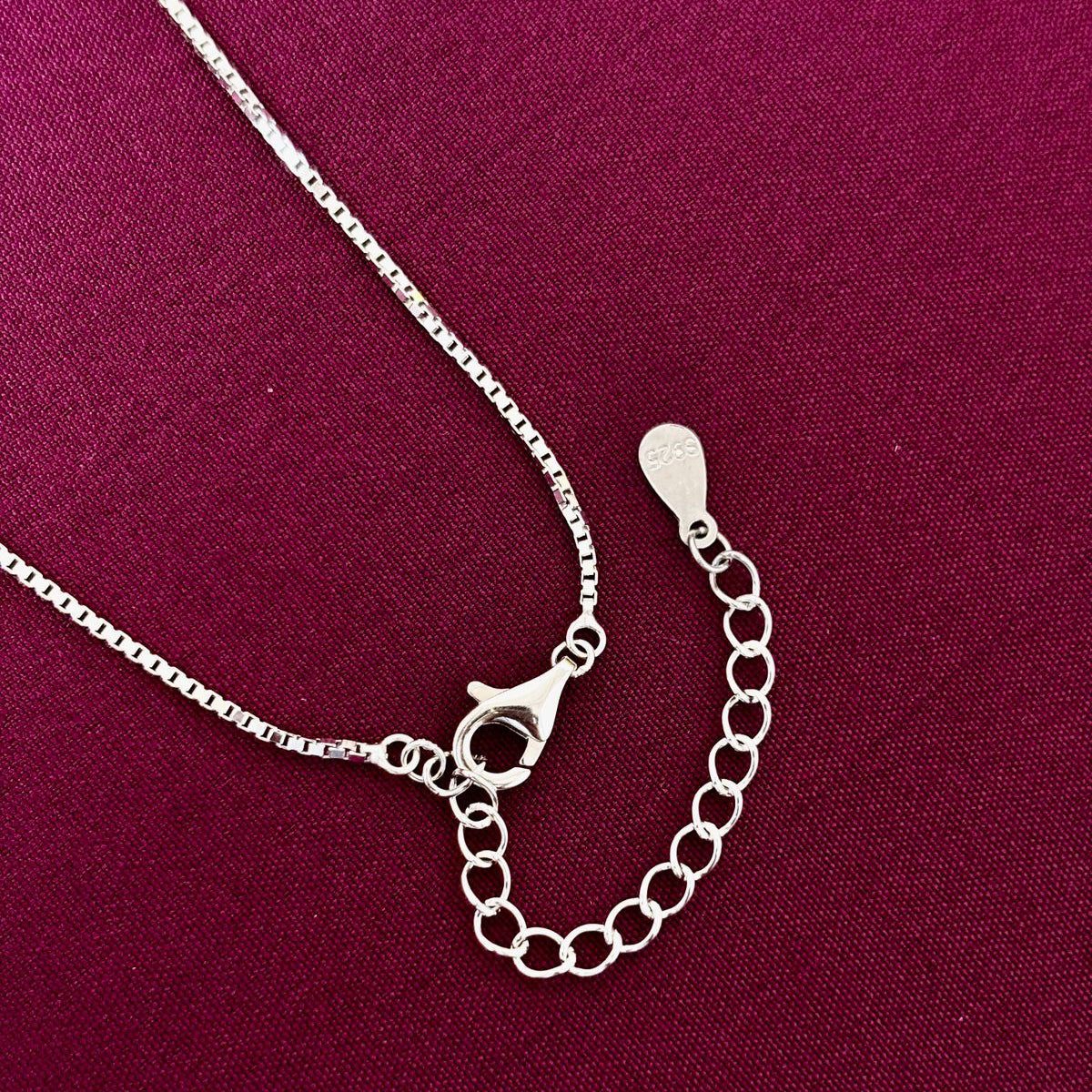 925 Sterling Silver Hamsa Hand Heart Pendant Necklace