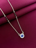 925 Sterling Silver Evil Eye Mangalsutra Necklace for Women