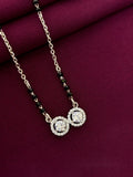 925 Silver Floral Curve Mangalsutra