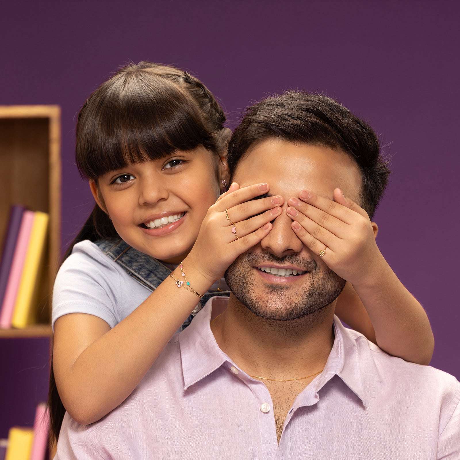 Flutter Personalized Kids' Gold Bracelet