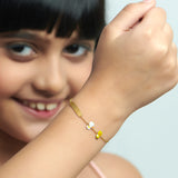 Cute Duckling Personalized Kid's Gold Bracelet
