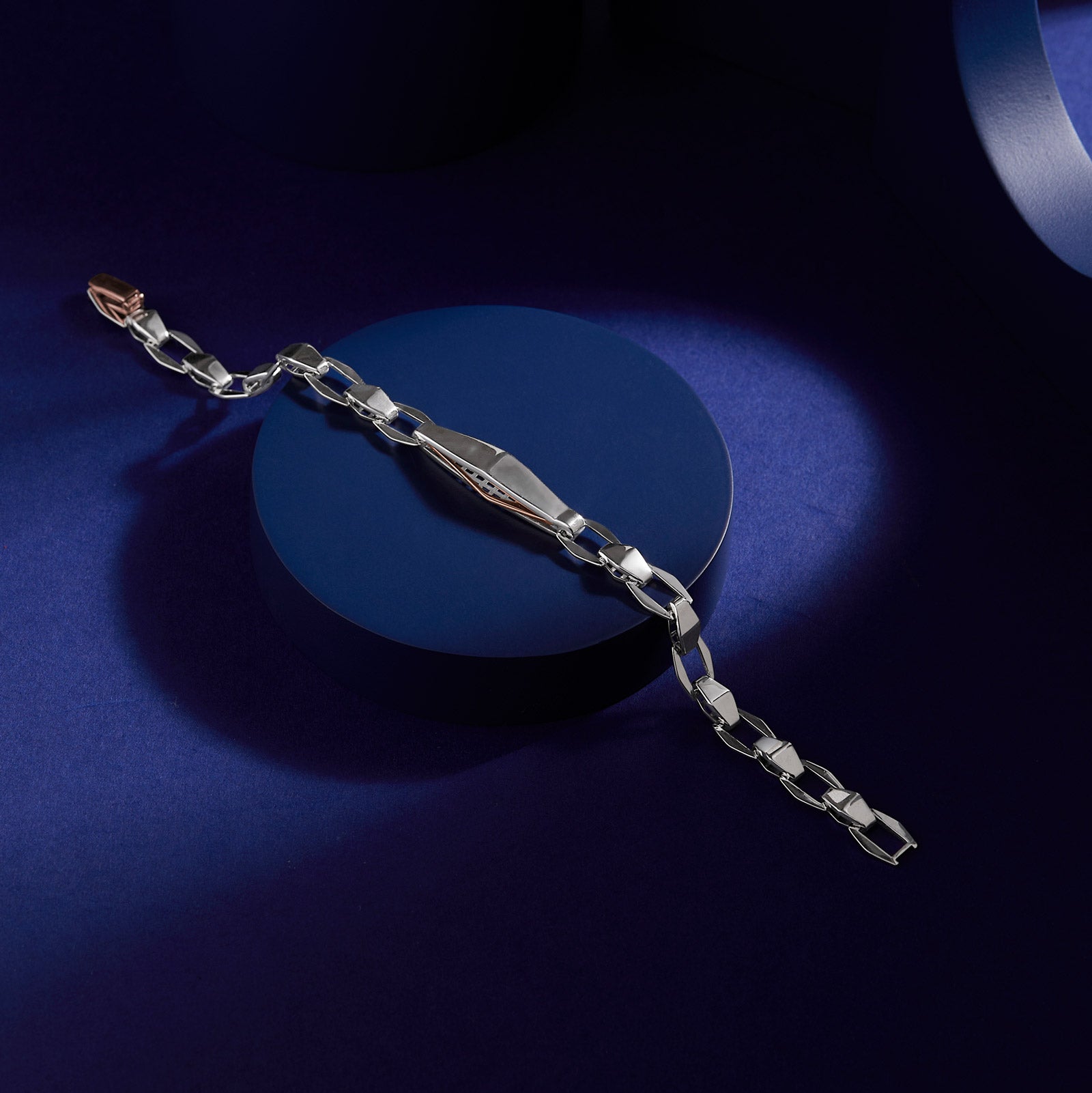 Liban Platinum Wristlet For Men