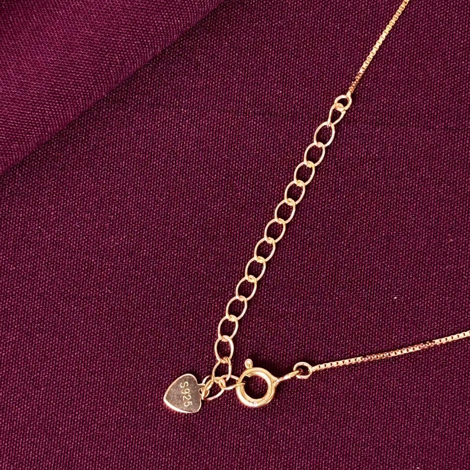 925 Silver Double Heart Pendant Necklace for Women | Romantic Stone Love Necklace