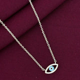 925 Silver Evil Eye Necklace for Women | Blue Nazar Protection Sterling Silver Jewellery