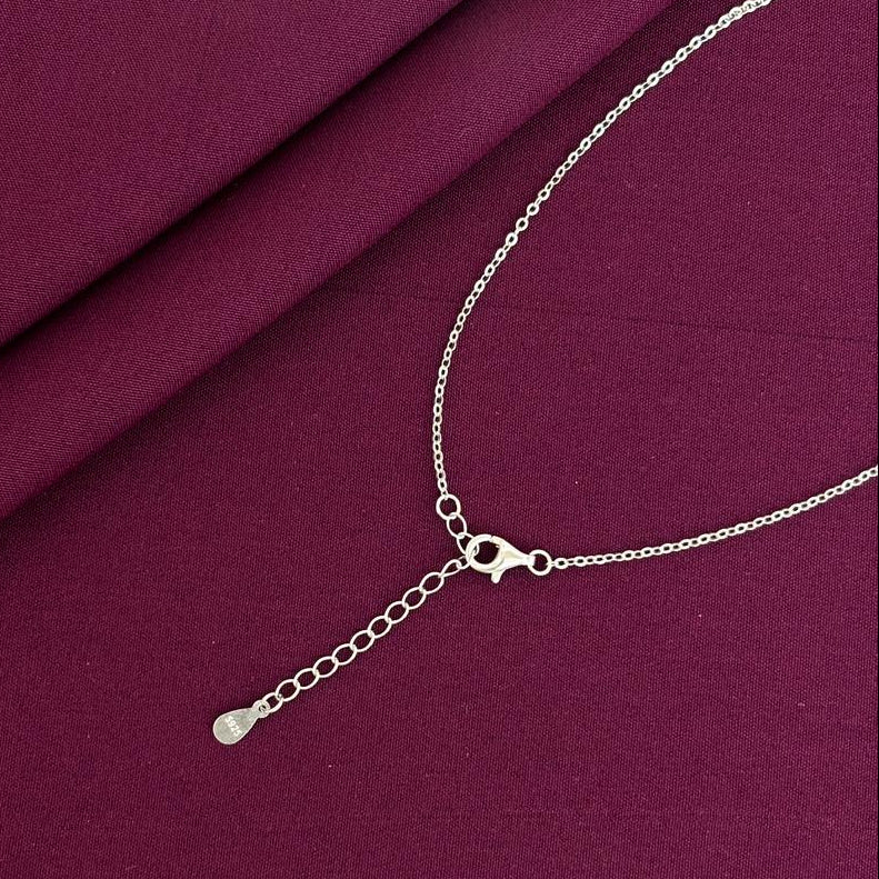 925 Silver Interlocking Ring Pendant Necklace for Women | Minimal Circle Sterling Silver Jewellery