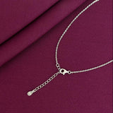 925 Silver Interlocking Ring Pendant Necklace for Women | Minimal Circle Sterling Silver Jewellery