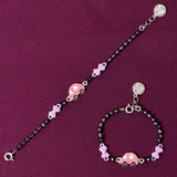 Kids Pink Car Nazariya Bracelet – 925 Silver