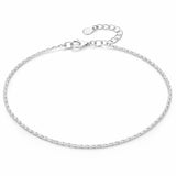 Twisted Rope 925 Silver Anklet | Minimal Everyday Payal for Women