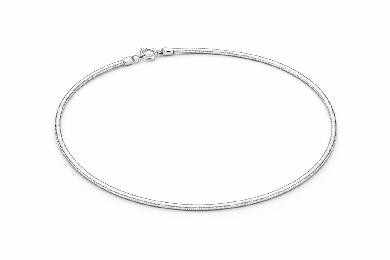 Plain Snake Chain 925 Silver Anklet | Minimal Classic Payal for Women