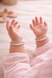925 Sterling Silver Kids Kada Bangles with Beaded Design – Pair