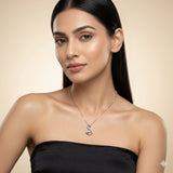 925 Silver Swan Pendant Necklace for Women