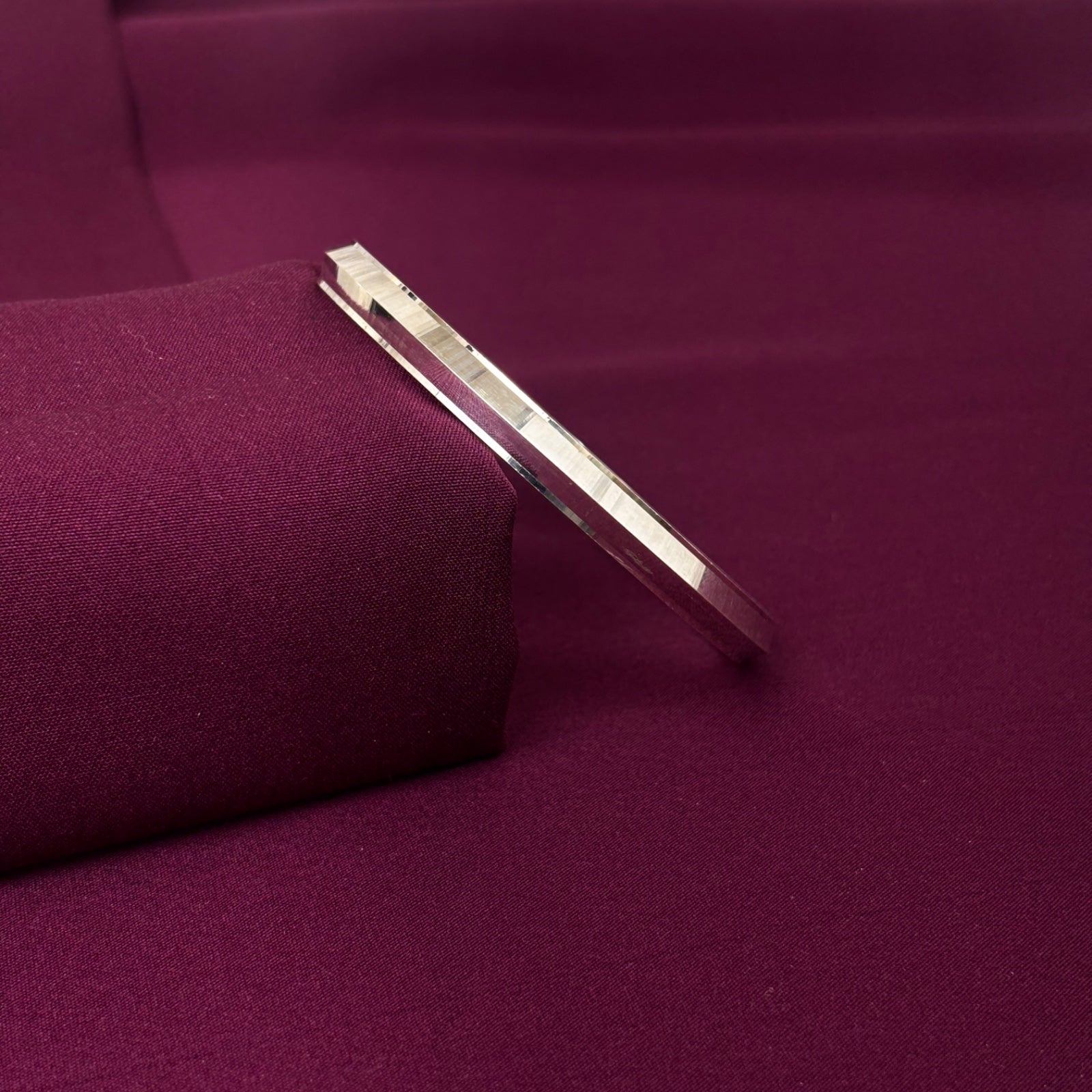 Men’s 925 Sterling Silver Minimal Flat Kada | Premium Mirror Finish Bracelet for Men