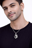 925 Sterling Silver Om Divine Chain Pendant for Men & Women | Spiritual Pendant Necklace | BIS Hallmarked