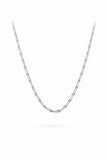 925 Sterling Silver Link Chain for Men | Rectangular Link Necklace | Minimal Daily Wear Chain