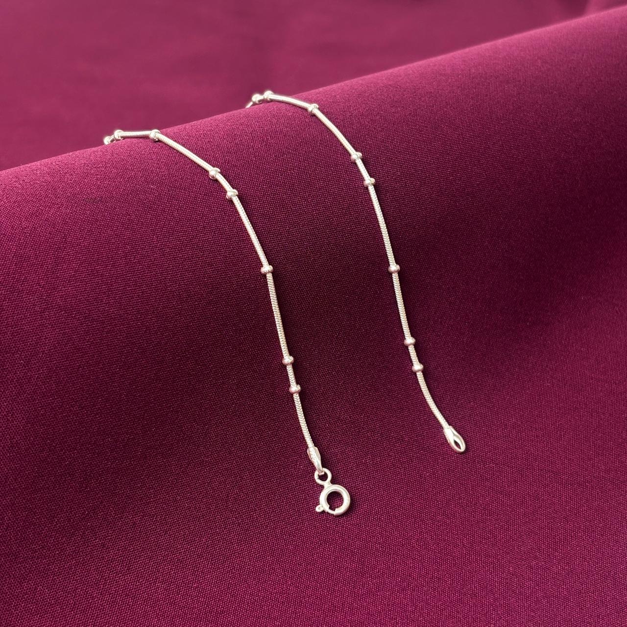 Kids 925 Sterling Silver Krishna Flute Pendant Chain | Bansuri Mor Pankh Jewellery for Boys & Girls