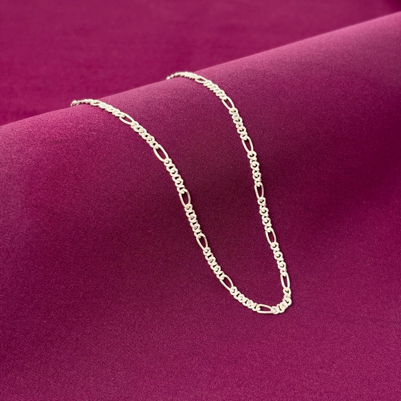 925 Sterling Silver Figaro Chain for Men & Women | Classic Link Pattern Necklace | Unisex Daily Wear