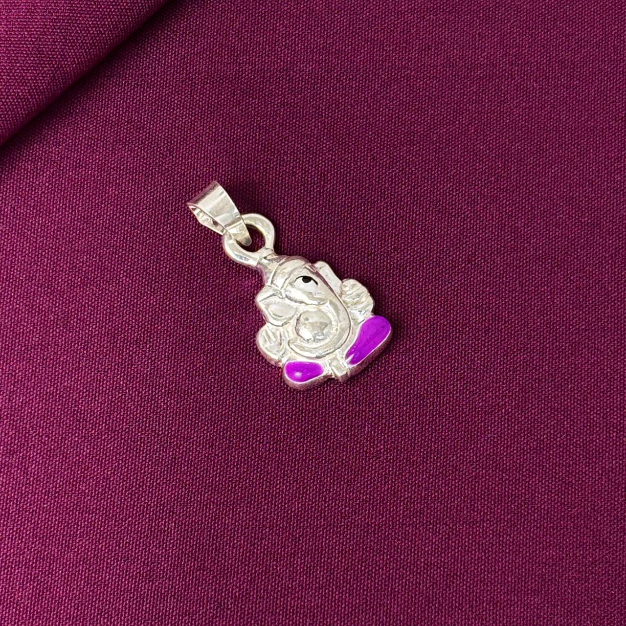 925 Sterling Silver Lord Ganesha Pendant Chain for Men & Women | Divine Ganpati Pendant