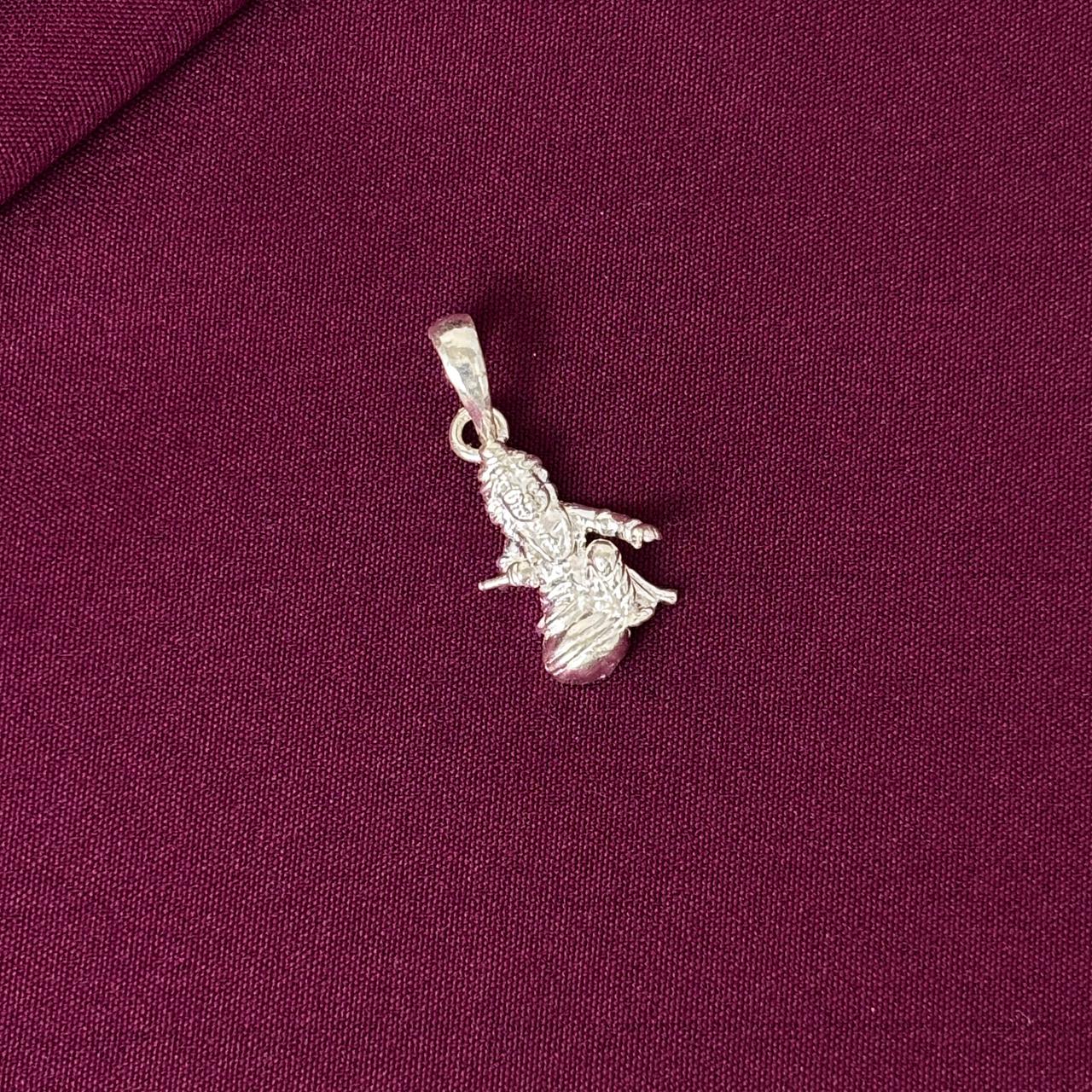 Kids 925 Sterling Silver Krishna Pendant Chain | Cute Baby Krishna Jewellery for Boys & Girls