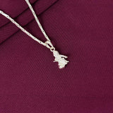 Kids 925 Sterling Silver Krishna Pendant Chain | Cute Baby Krishna Jewellery for Boys & Girls