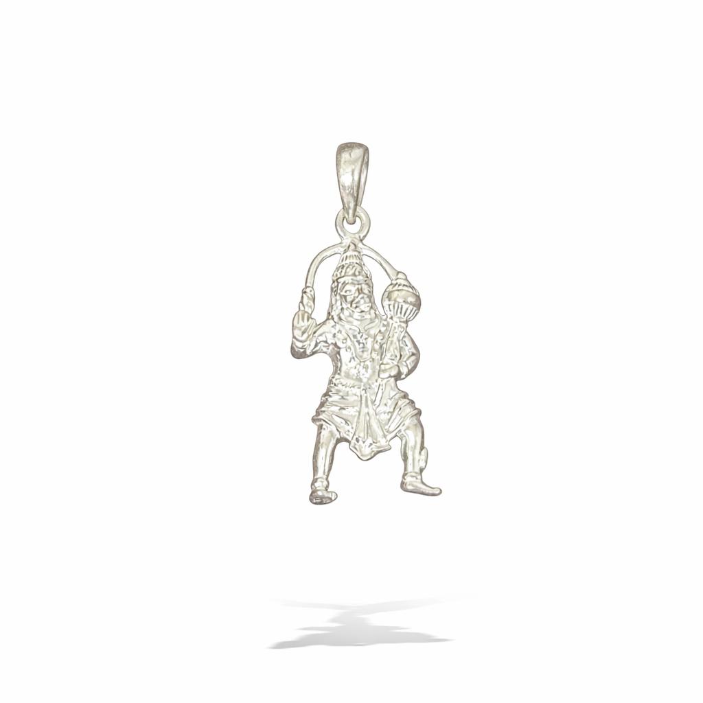 925 Sterling Silver Bal Hanuman Pendant Chain for Kids & Unisex | Divine Hanuman Pendant