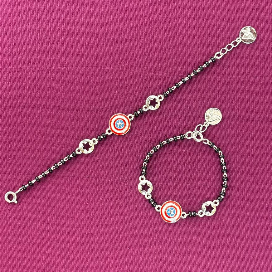 Kids Star Shield Nazariya Bracelet – 925 Silver