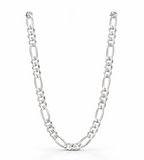 Men’s 925 Sterling Silver Figaro Chain | Classic 3+1 Link Silver Chain