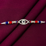 evil eye rakhi with beads