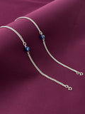 925 Silver Evil Eye Anklets I Premium 925 Silver Minimal Cuban ChainGirls Evil Eye Anklets I Trending 925 Silver Evil Eye Anklets