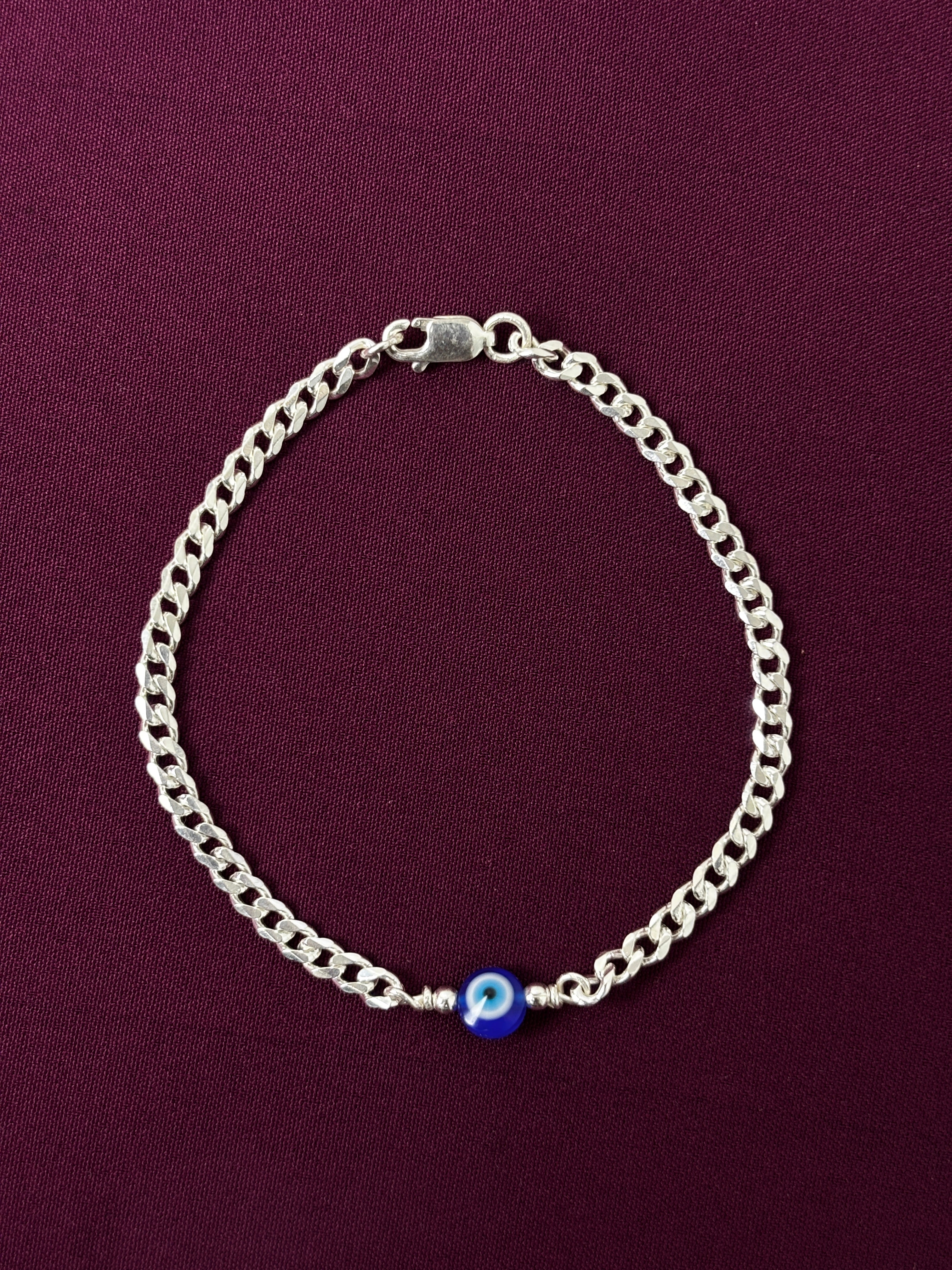 Silver Evil Eye Kids Bracelet I  Premium 925 Silver Lovely KIds Evil Eye Bracelet I Trending 925 Silver Evil Eye Bracelet