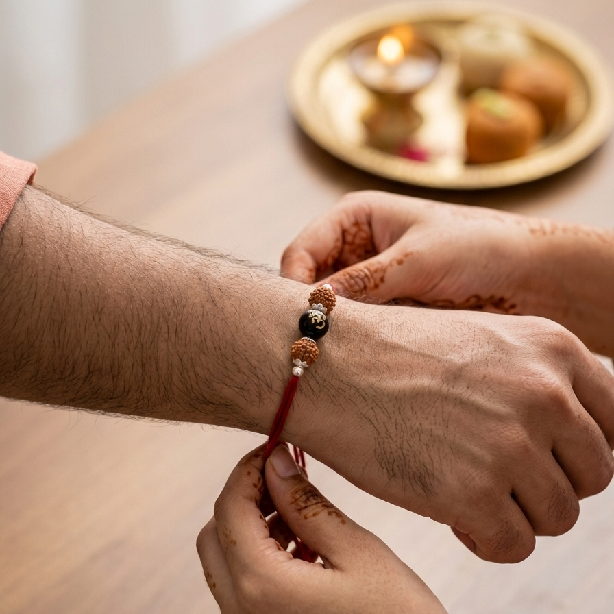 karungali Rudraksh Rakhi