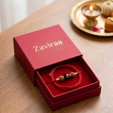 karungali rudraksh rakhi in zaviraa box