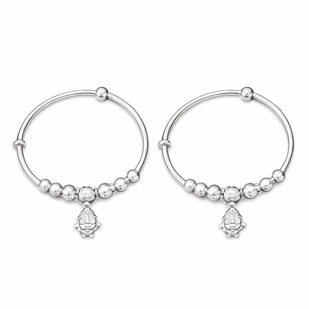 kids silver charm beads kada zaviraa 1