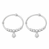 kids silver charm beads kada zaviraa 1