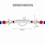 mahakal rakhi-size