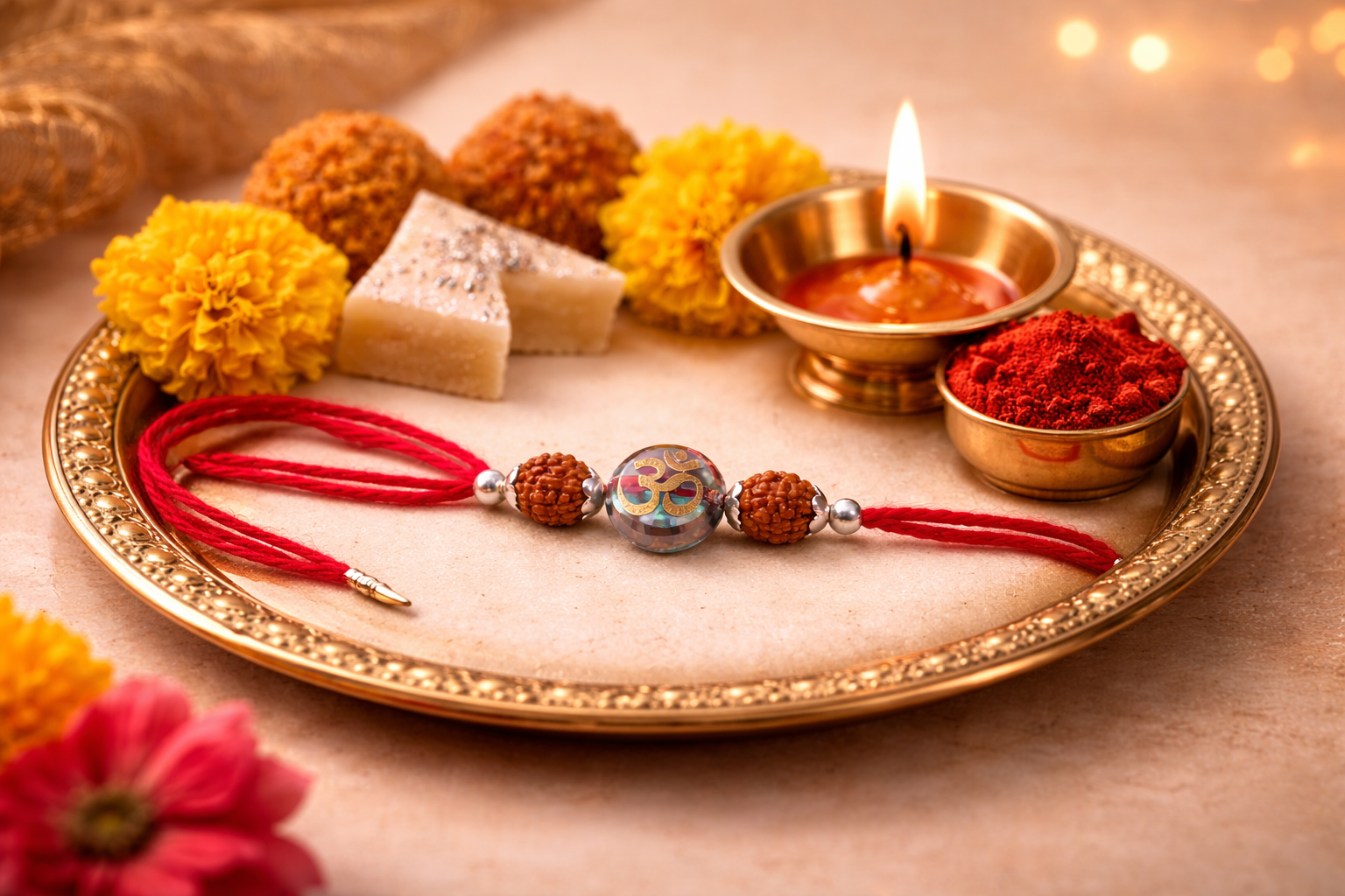 om rudraksh rakhi